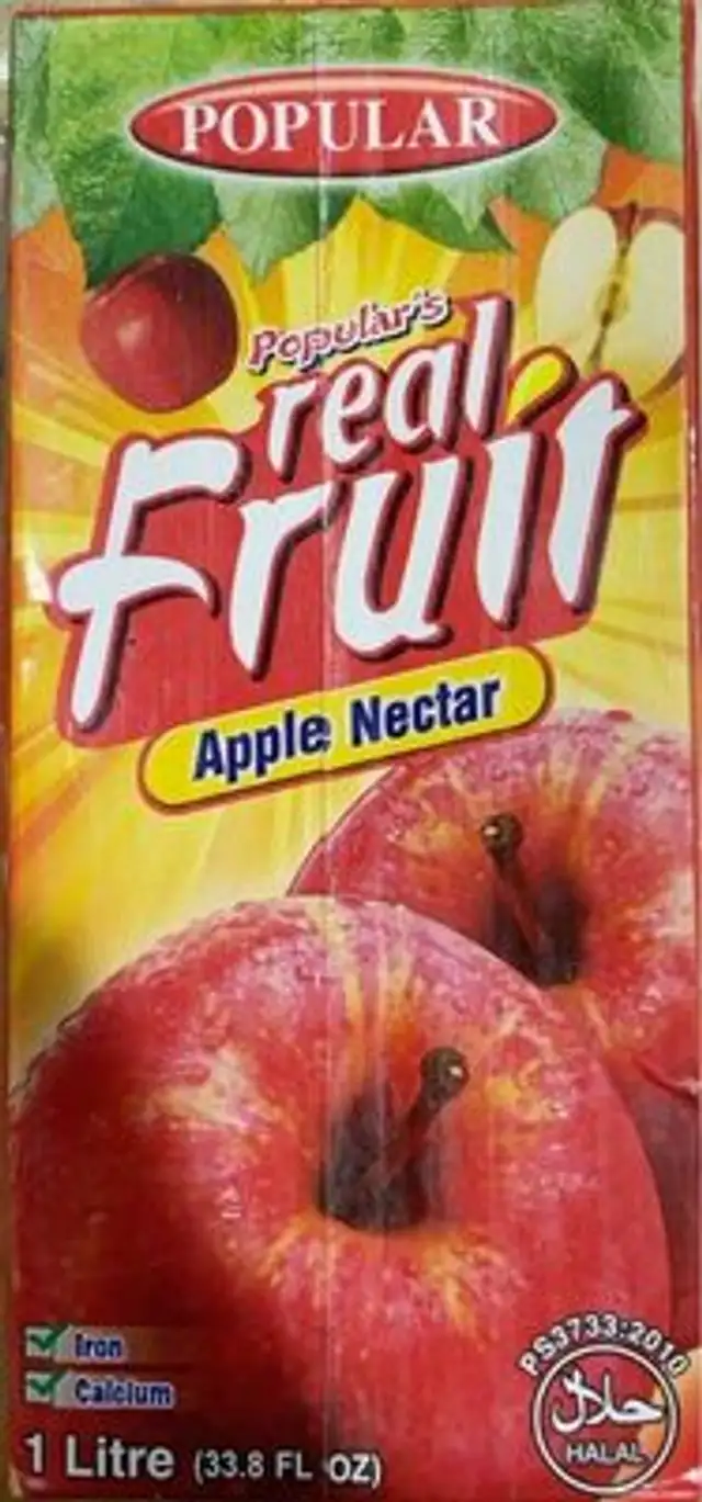 Real frut apple nectar