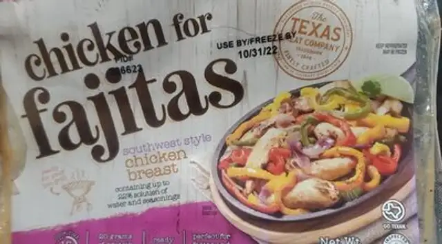 Southwest style chicken fajitas