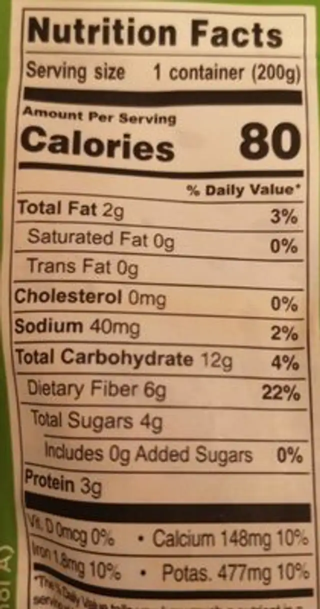 Cauliflower Rice with tomatoes, garlic, and herbs (net carbs) nutrition facts table