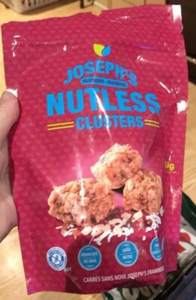 Raspberry Nutless Clusters