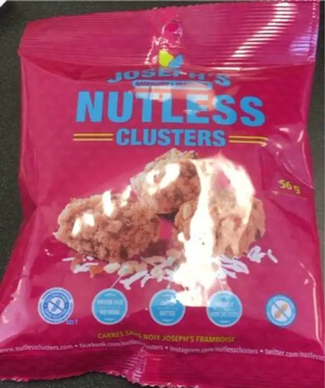 Nutless clusters Raspberry
