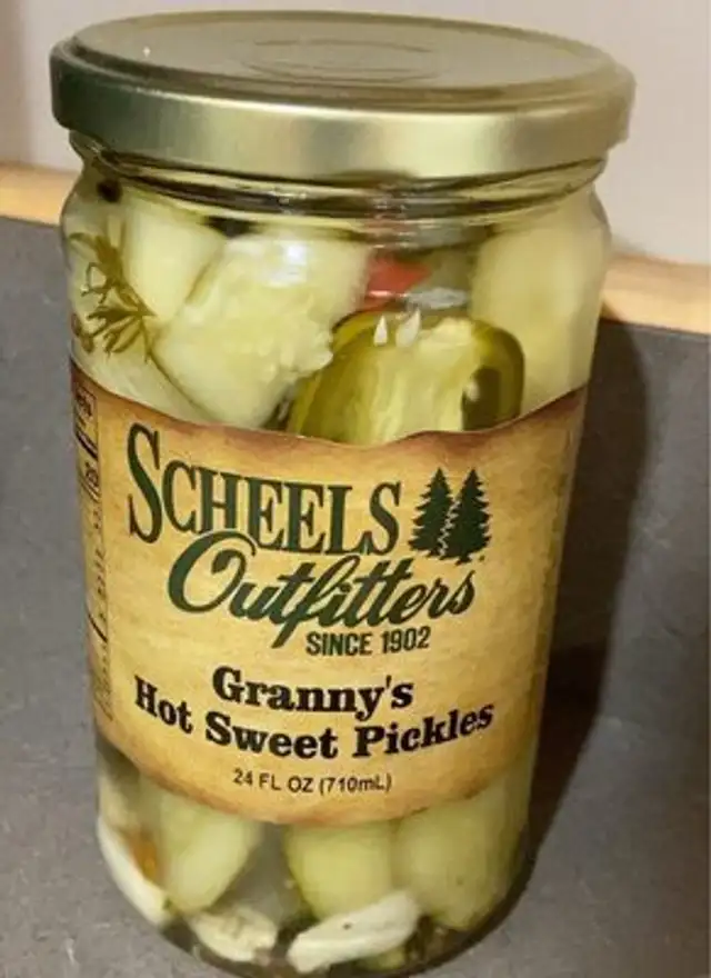 Scheels Outfitters Granny’s Hot Sweet Pickles