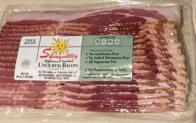 Applewood smoked Uncured Bacon