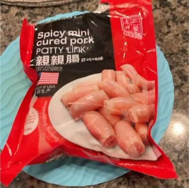 Spicy mini cured pork PATTY LINK