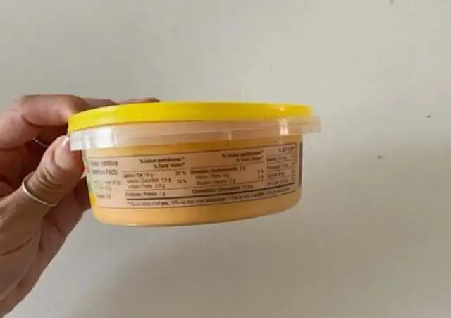 Trempette originale nutrition facts table