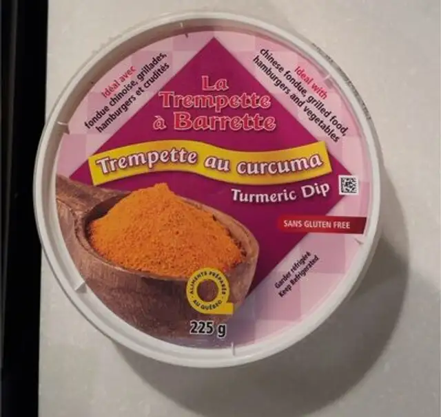 Trempette au Curcuma