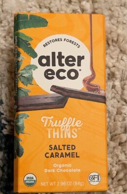 Salted Caramel Truffle Thins