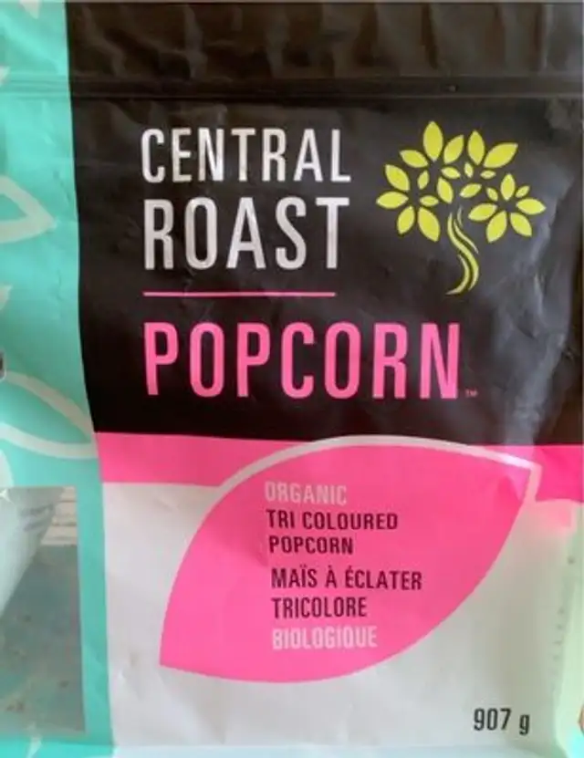 Tri coloured popcorn
