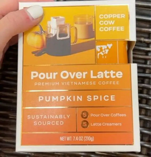 Pumpkin Spice Pour Over Latte