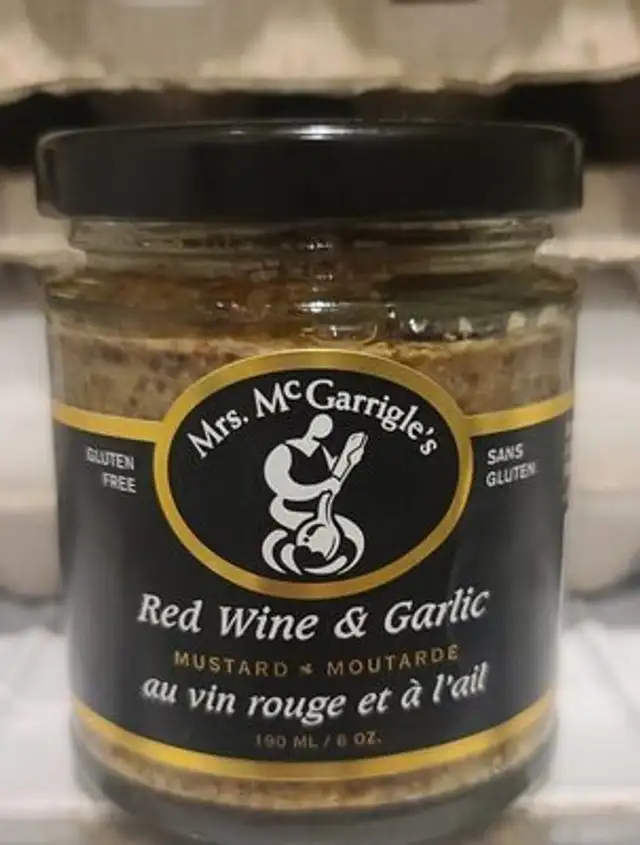 Red wine and garlic mustard