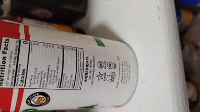 One cajun seasoning white pepper blend ingredients label