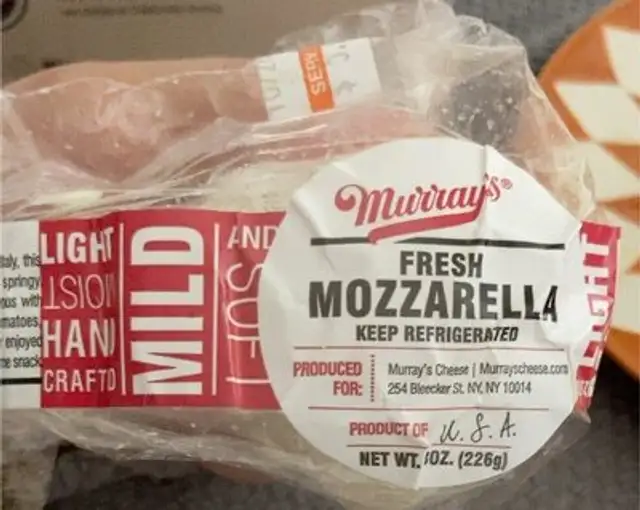 Fresh mozzarella ball