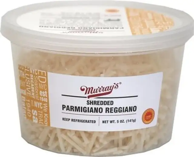 Shredded parmigiano reggiano