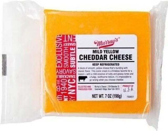 Mild yellow cheddar cheese