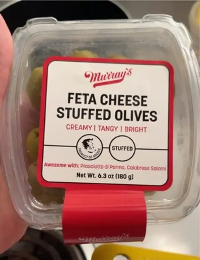 Feta Cheese Stuffed Olives