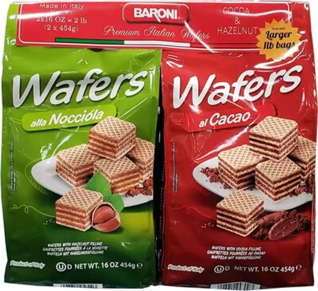Hazelnut wafer