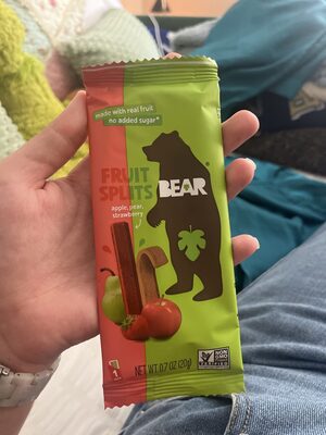 Fruit Splits apple, pear, strawberry