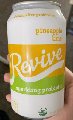 Pineapple Lime Sparkling Probiotic