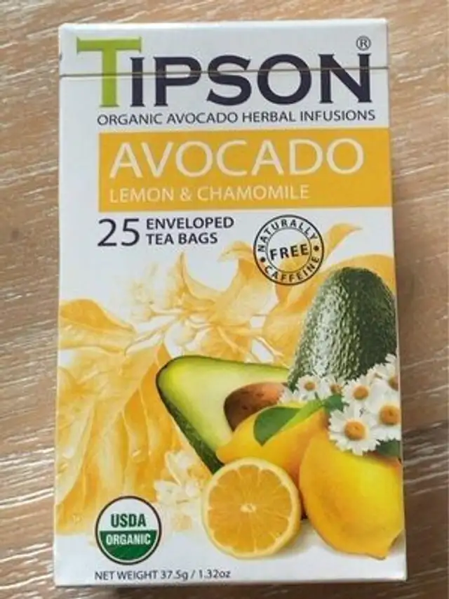 Avocado and lemon chamomile