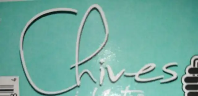 chives ingredients label