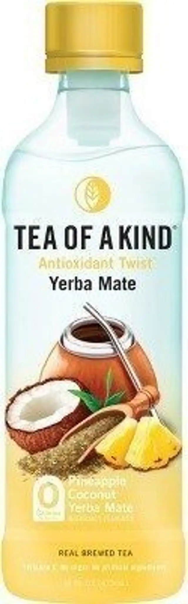 Tea of a kind pineapple coconut yerba mate real brewed tea