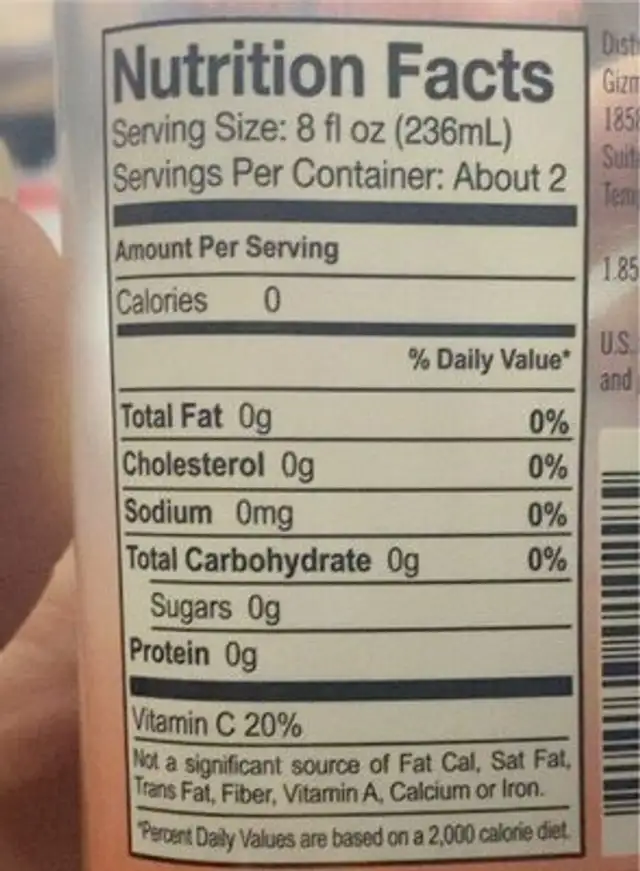 Tea of a kind blood orange hibiscus yerba mate real brewed tea nutrition facts table