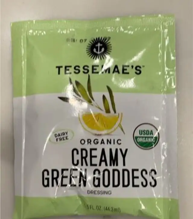 Organic creamy goddess dressing