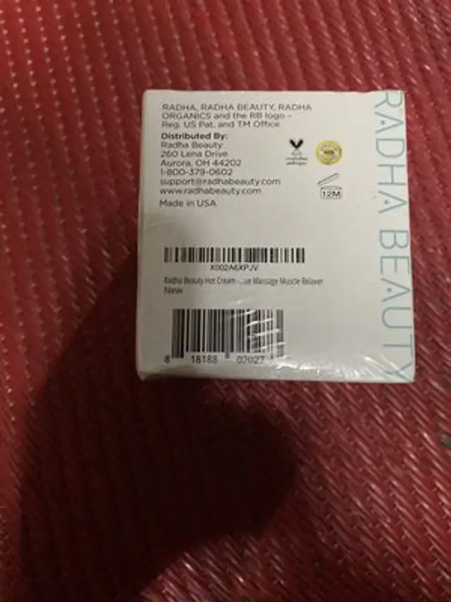 HOT CREAM nutrition facts table