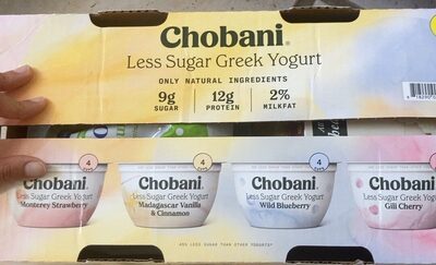 Chobani less sugar