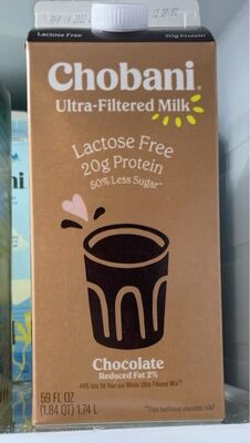Lactose Free Ultra-Filtered Milk - Chocolate Reduced Fat 2%