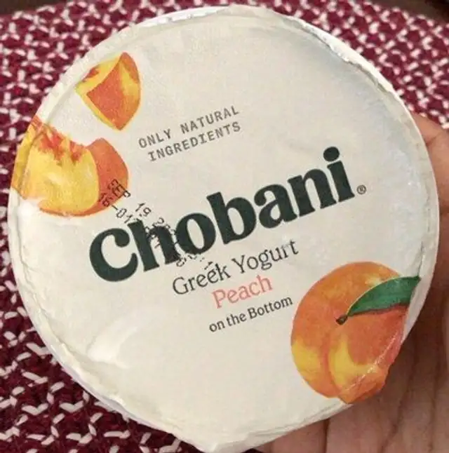 greek yogurt peach