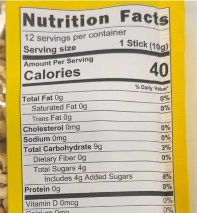 crunchy wheat rolls nutrition facts table