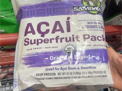 Açai Superfruit Packs Original Açai Berry & Guaraná Blend