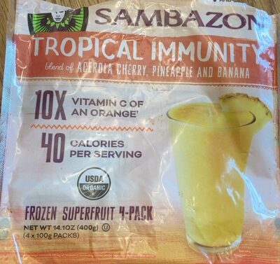 Tropical Immunity front packaging