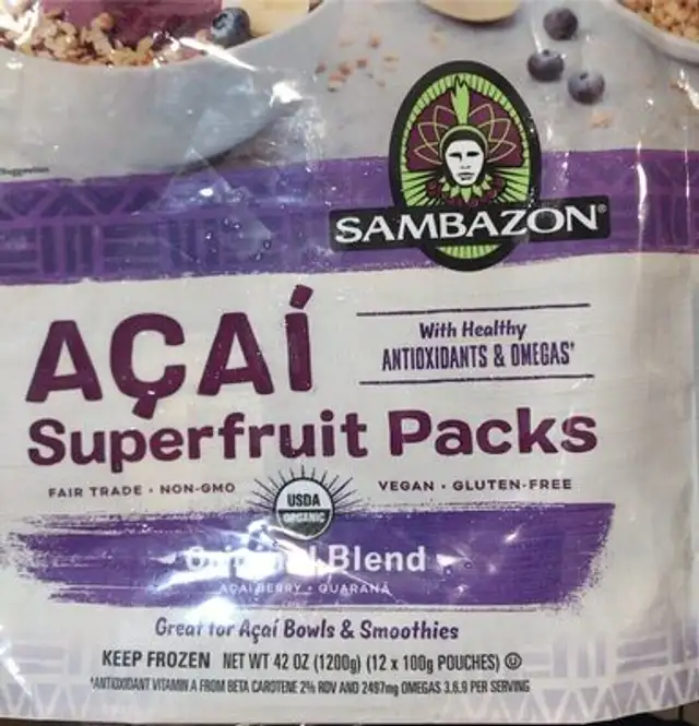 Açai superfruit packs