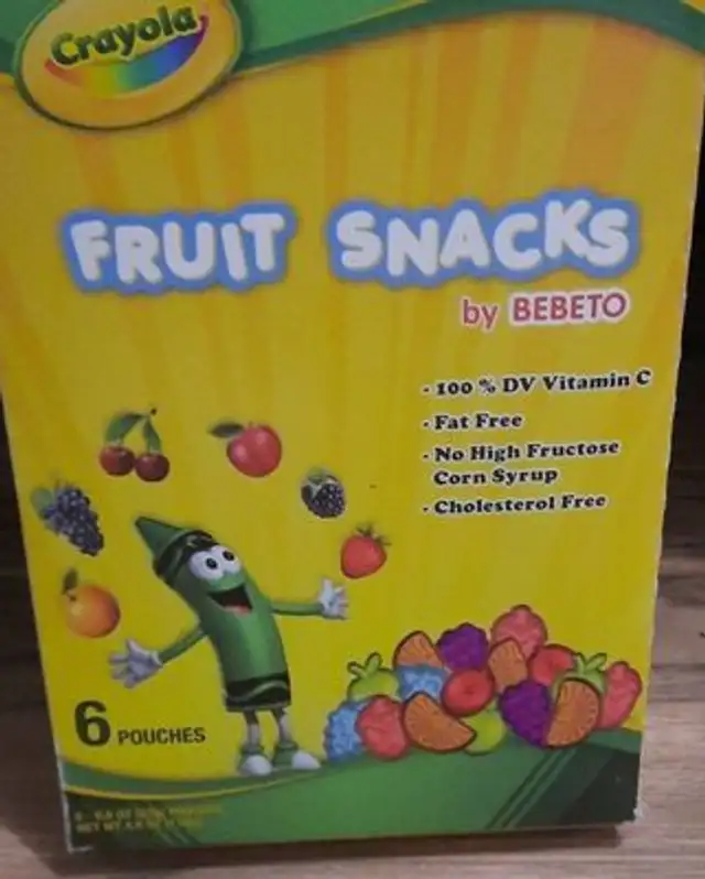 Crayola fruit snacks
