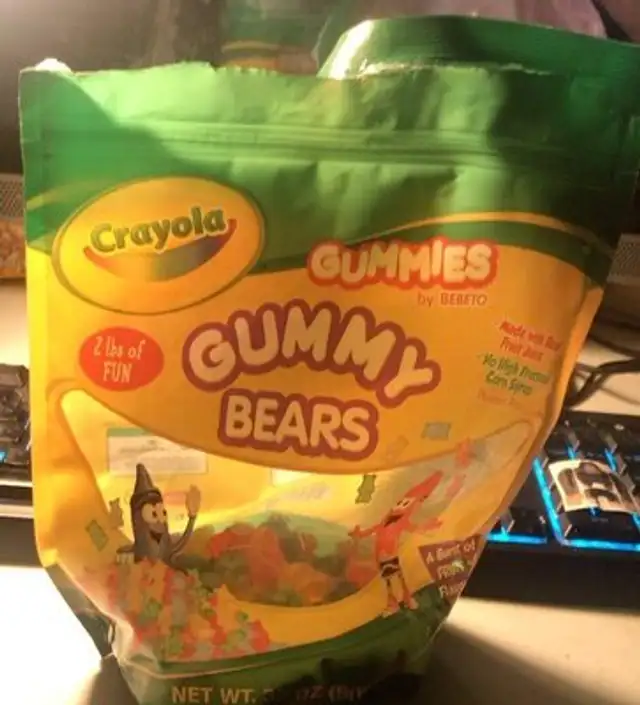 Crayolabag assorted gummy flavors