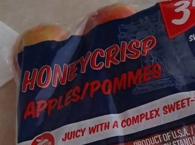 Honey crisp apples