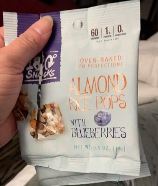 Almond rice pops
