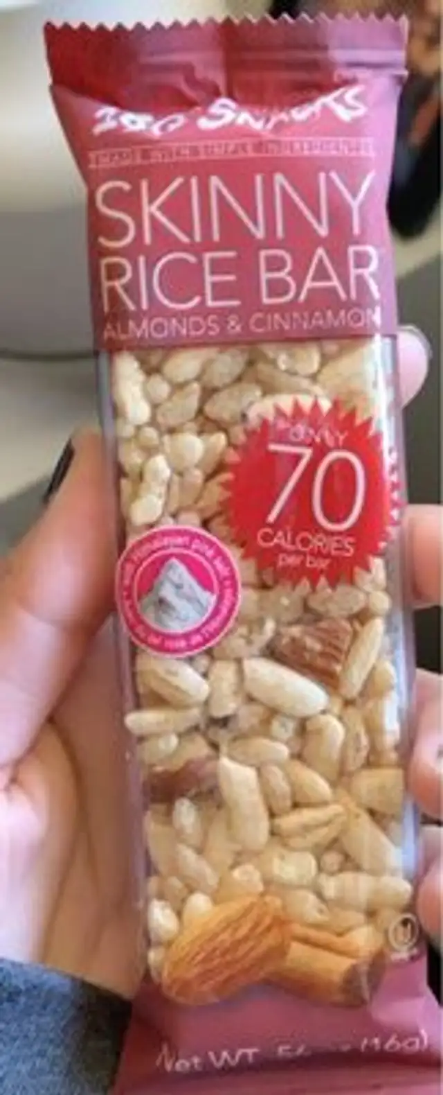 Almond and Cinnamon Skinny Rice Bar