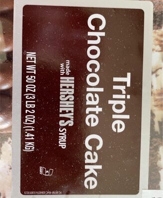 Triple chocolate cake