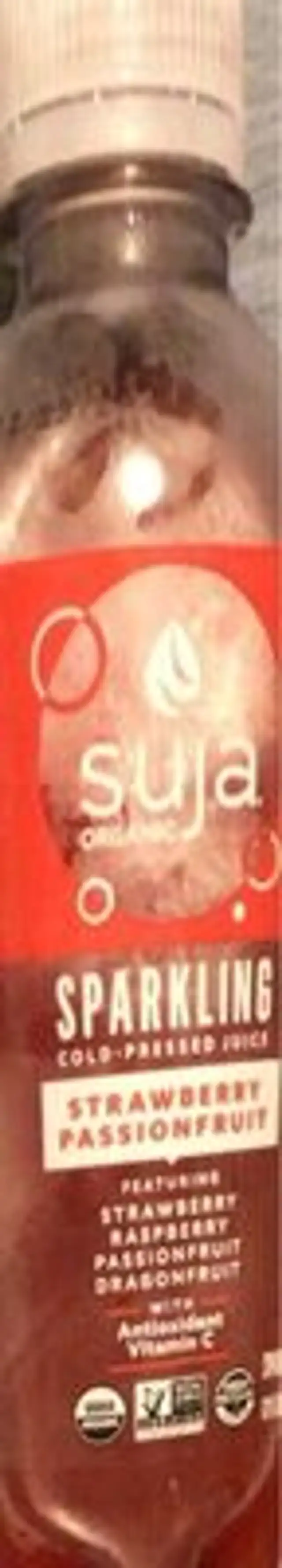 Suja Organic Sparkling Strawberry Passionfruit