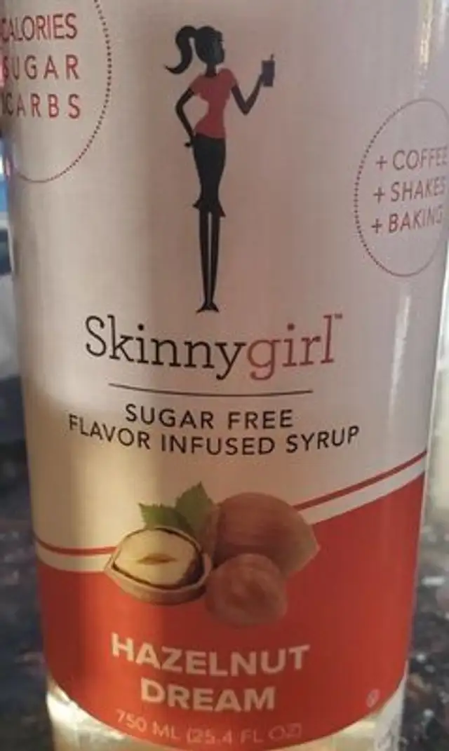 Sugar free Flavor infused syrup Hazelnut Dream