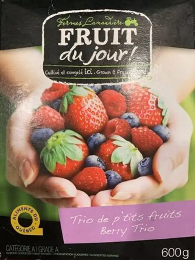 Trio de petits fruits