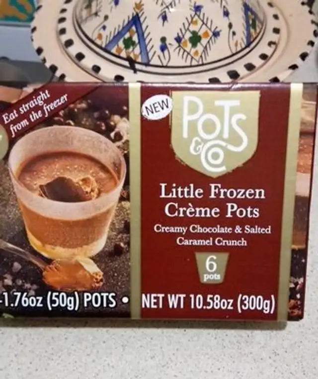 Little frozen creme pots