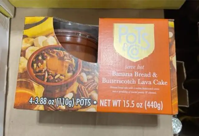 Bandana bread & butterscotch lava cake