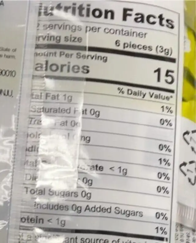 NICOS Roasted Seasoned Seaweed Snack GREENTEA nutrition facts table