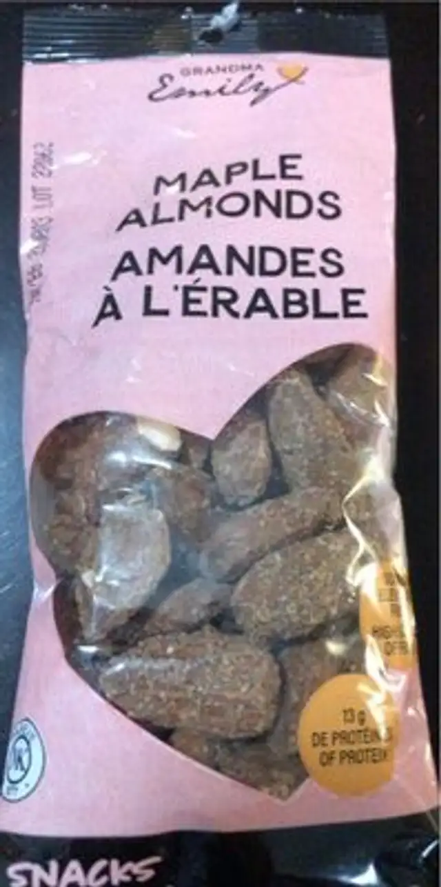 Amandes a l erable