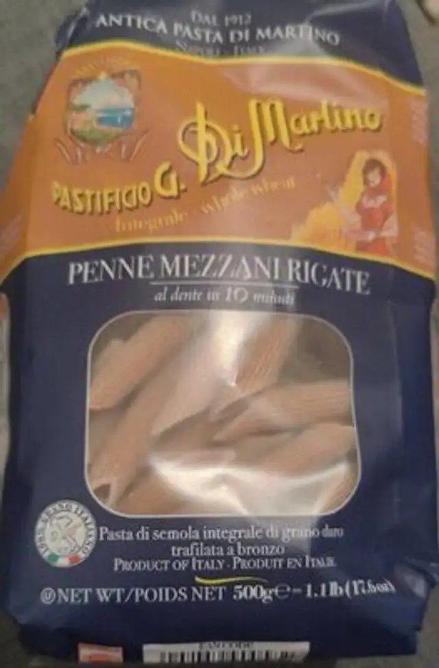 Penne mezzani rigate
