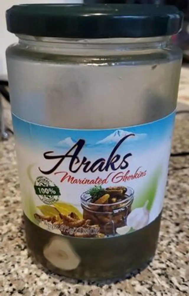 Marinated gherkins